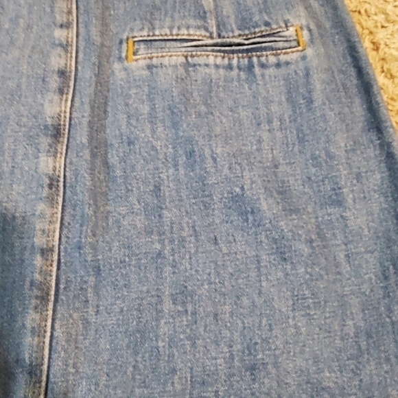 ZARA Button Front Denium Skirt - Picture 8 of 8